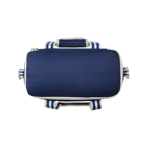 12.5" x 8" x 6.5" can cooler with a double-zippered main... from ASI 79530 Prime Line