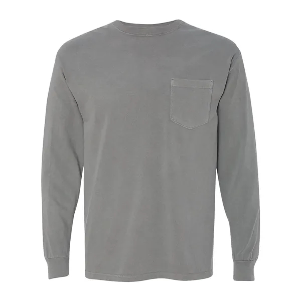 Comfort Colors Long Sleeve T-Shirt With Pocket, blank.... from ASI 84358 S&S Activewear