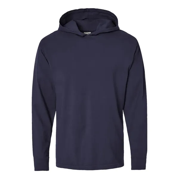 ComfortWash by Hanes Garment-Dyed Jersey Hooded Long Slee...... from ASI 84358 S&S Activewear