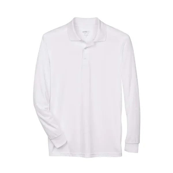 CORE365 Pinnacle Performance Long Sleeve Pique Polo... from ASI 84358 S&S Activewear