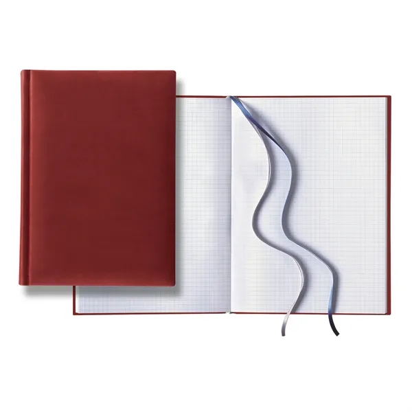 Journal with a leather-like cover, two ribbon markers and 256 white... from ASI 68507 The Magnet Group / Castelli