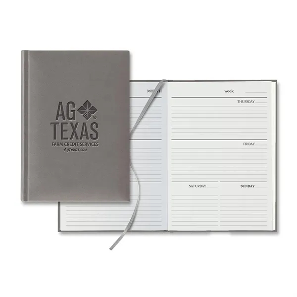 192-page perpetual weekly calendar with color cover and silver ribbon marker.... from ASI 68507 The Magnet Group / Castelli