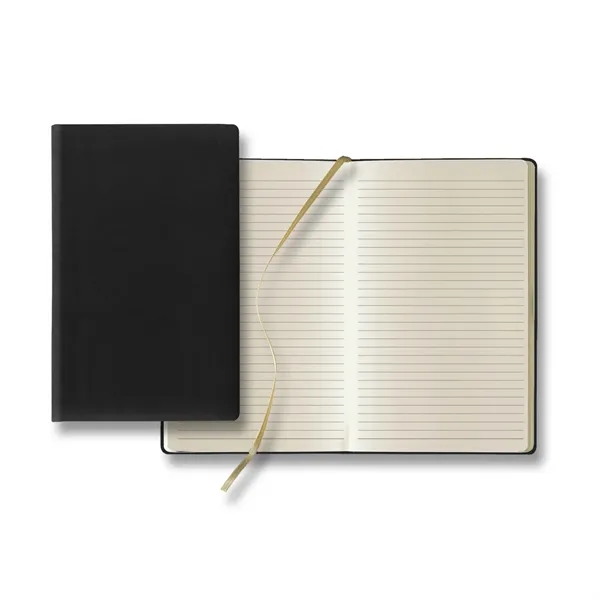 Journal with 192 gray-lined ivory pages, gold ribbon marker and rigid... from ASI 68507 The Magnet Group / Castelli