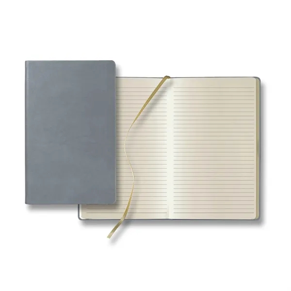 Journal with 192 gray-lined ivory pages, gold ribbon marker and rigid... from ASI 68507 The Magnet Group / Castelli