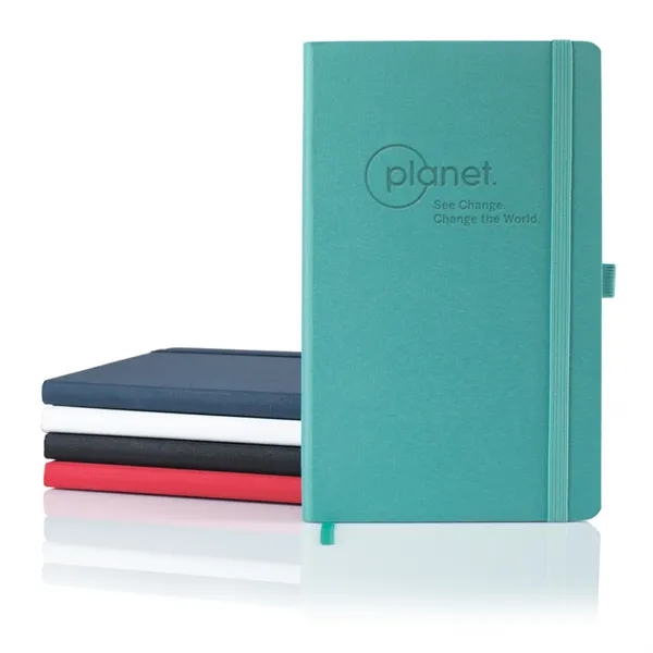 Oceano ECO rPET medio journal with white recycled lined pages.... from ASI 68507 The Magnet Group / Castelli