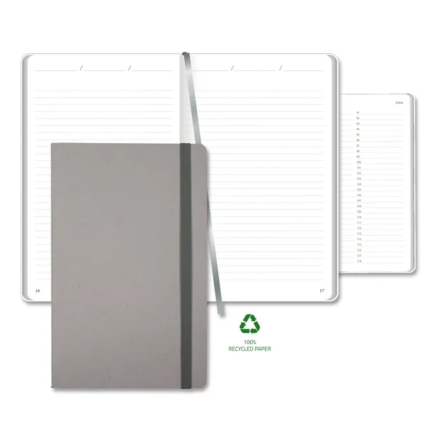 Carapace medio journal with medio lined recycled white pages.... from ASI 68507 The Magnet Group / Castelli