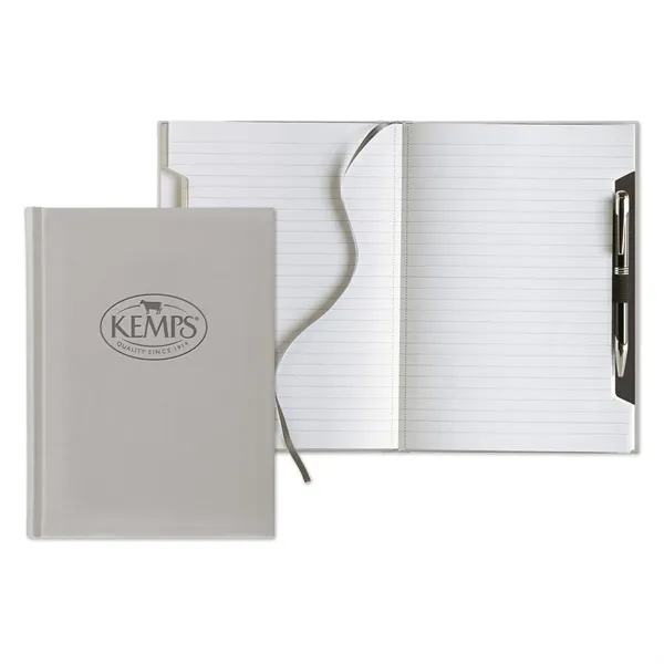 Journal with 288 gray ruled perforated pages, ribbon bookmark, pen loop,... from ASI 68507 The Magnet Group / Castelli