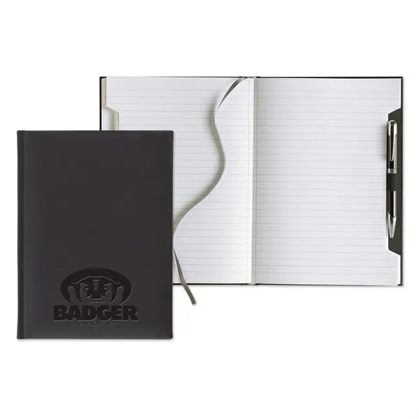 Journal with 288 gray ruled perforated pages, ribbon bookmark, pen loop,... from ASI 68507 The Magnet Group / Castelli