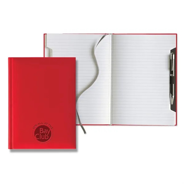 Journal with 288 gray ruled perforated pages, ribbon bookmark, pen loop,... from ASI 68507 The Magnet Group / Castelli