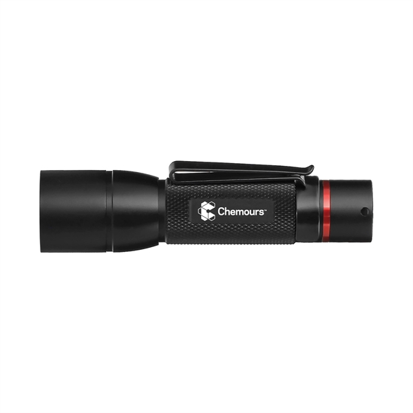 4" long mini LED flashlight with a slide focus system that... from ASI 46170 Compass Industries Inc