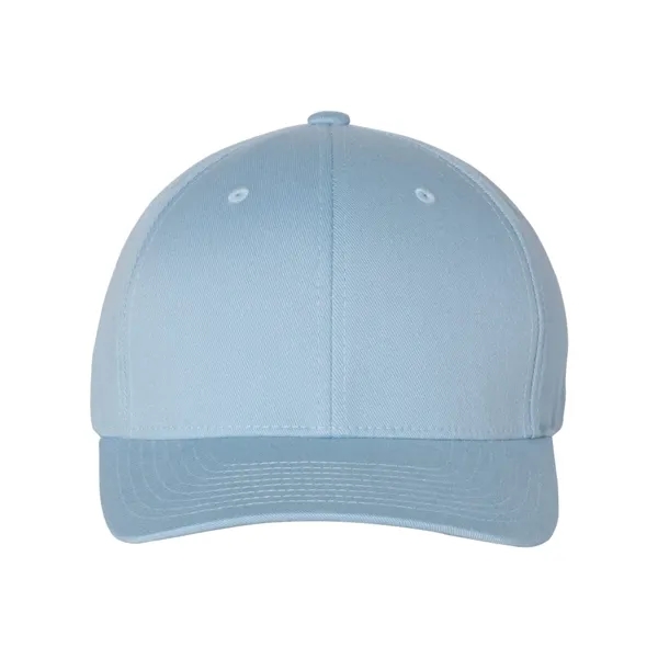 Fitted, 6-panel, mid-profile structured twill cap. Blank product.... from ASI 84358 S&S Activewear