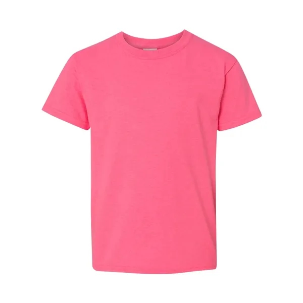 Youth 5.3 oz pre-shrunk, 100% heavy cotton t-shirt. Blank product.... from ASI 84358 S&S Activewear