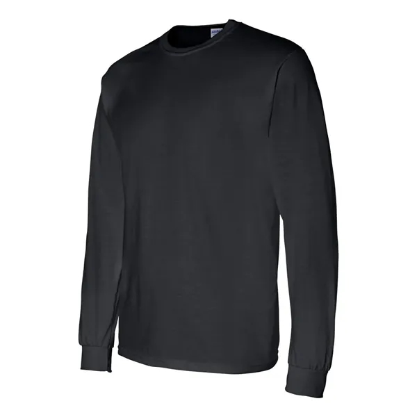 Adult pre-shrunk 50% cotton / 50% polyester long sleeve t-shirt. Blank... from ASI 84358 S&S Activewear