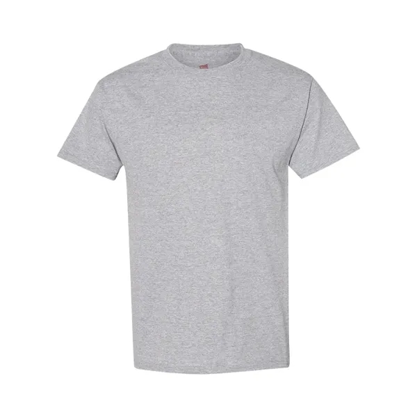 Hanes adult T-shirt made of cotton/polyester with up to 5% recycled... from ASI 84358 S&S Activewear