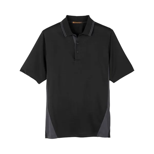 Harriton Tall Flash Snag Protection Plus IL Colorblock Polo... from ASI 84358 S&S Activewear