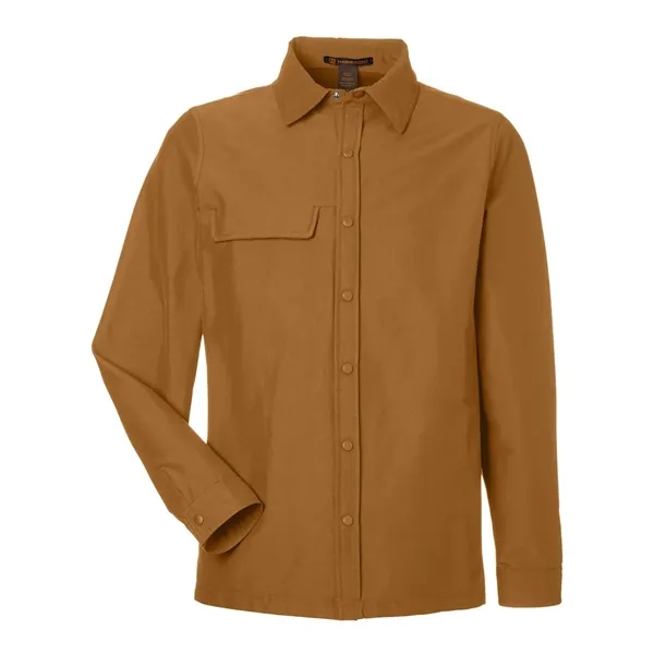 Harriton Flex Twill Overshirt... from ASI 84358 S&S Activewear