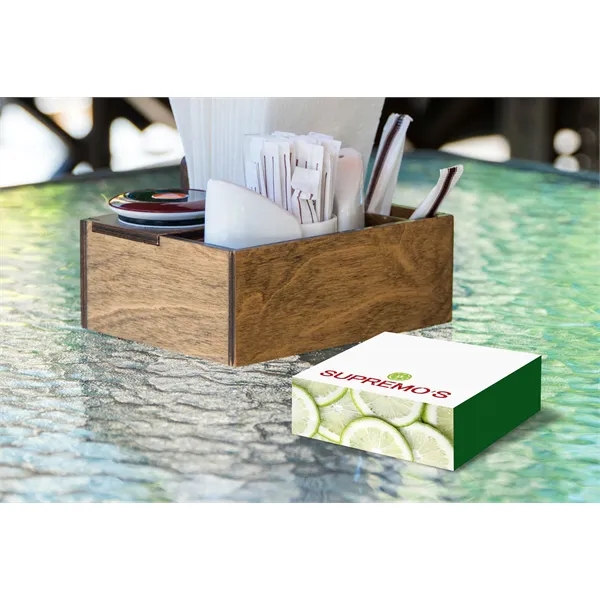 3 3/8" x 3 3/8" x 1/2" custom printed slim cube... from ASI 91240 3M/Promotional Markets Dept