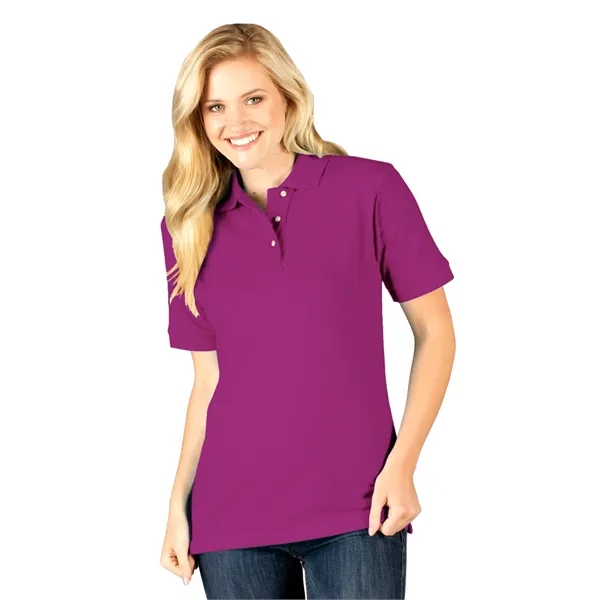 Blue Generation - Women's Pocketless Superblend Pique Polo... from ASI 86018 Scrub Authority