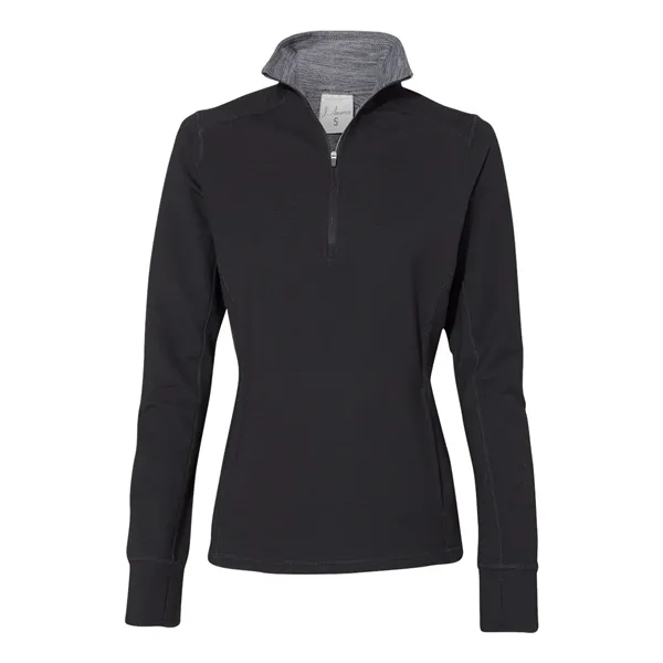 Omega Stretch Terry Women's Quarter-Zip Pullover... from ASI 84358 S&S Activewear