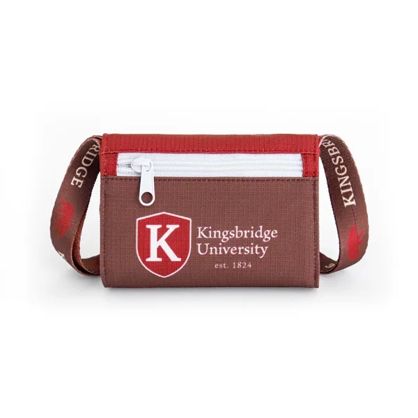 Full-Color Roll-Up Tote Made of 300D Material with Exterior Zipper Pocket... from ASI 45657 Pop! Promos