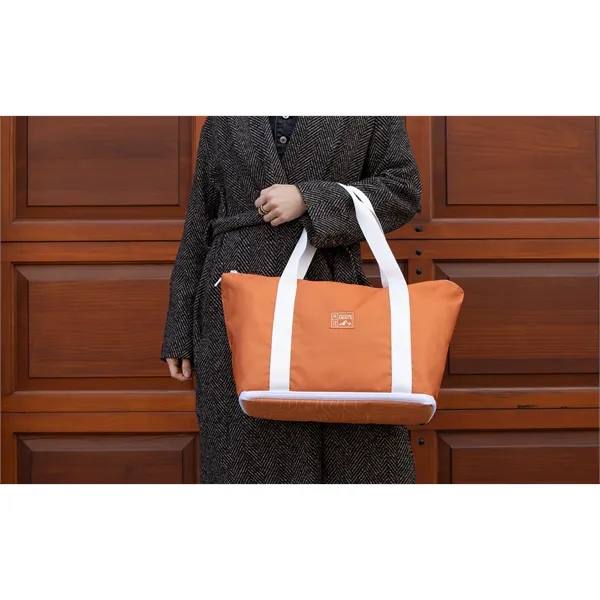 Full-Color Weekender Made of 300D Material with Exterior Zipper Pocket, All-Over... from ASI 45657 Pop! Promos