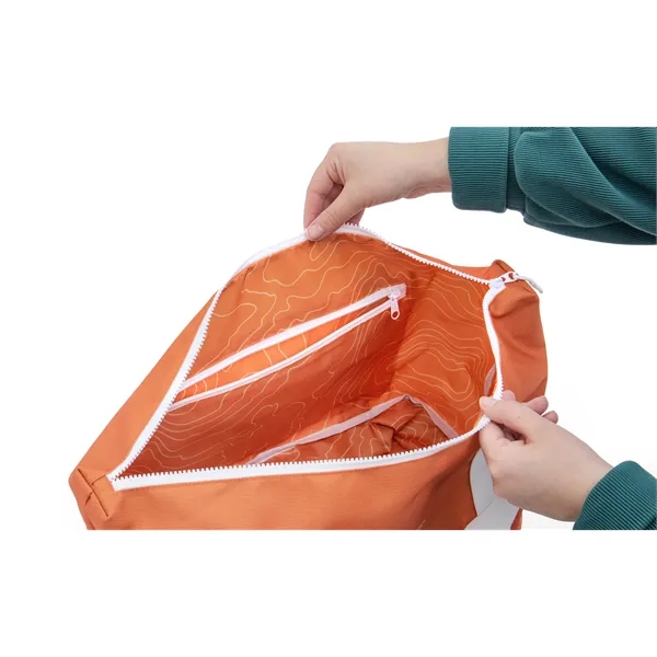 Full-Color Weekender Made of 300D Material with Exterior Zipper Pocket, All-Over... from ASI 45657 Pop! Promos