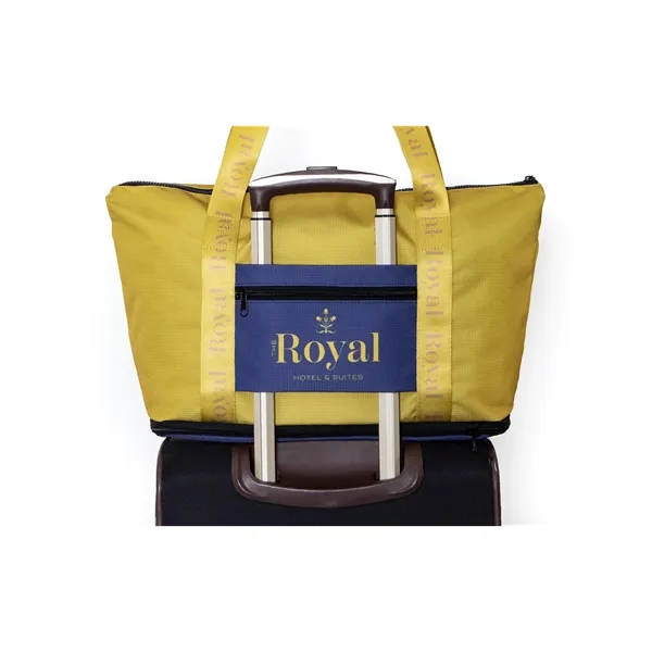 Full-Color Weekender Made of 300D Material with Exterior Zipper Pocket, All-Over... from ASI 45657 Pop! Promos