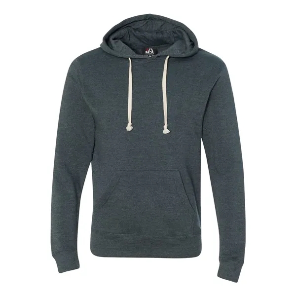 Triblend hooded pullover sweatshirt, coverstitched throughout, with a front pouch pocket... from ASI 84358 S&S Activewear