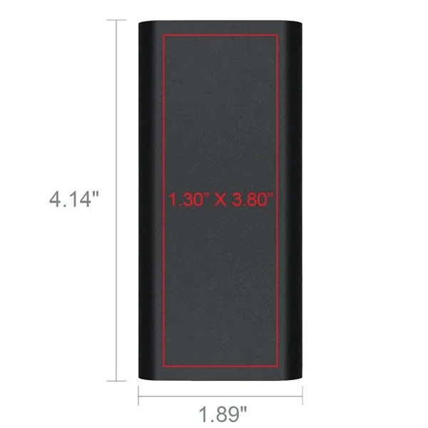 20,000 mAh Multi-Port Power Bank designed to power modern USB-C powered... from ASI 74741 NVS Promo Designs, Inc.