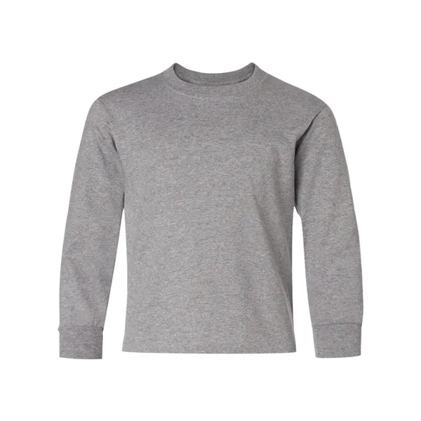 Youth long sleeve shirt with moisture wicking and double-stitched finishes.... from ASI 84358 S&S Activewear