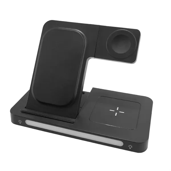 15w Wireless Charging, Charge a mobile phone, earbuds, and a smartwatch... from ASI 74741 NVS Promo Designs, Inc. / NVS Promo