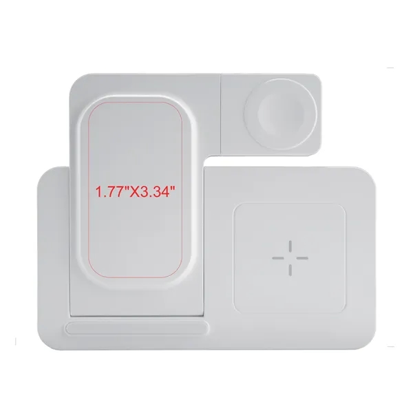 15w Wireless Charging, Charge a mobile phone, earbuds, and a smartwatch... from ASI 74741 NVS Promo Designs, Inc. / NVS Promo