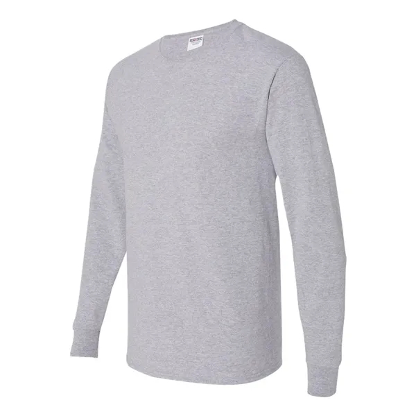 Adult long sleeve 5.6 oz. 50% cotton / 50% polyester t-shirt.... from ASI 84358 S&S Activewear