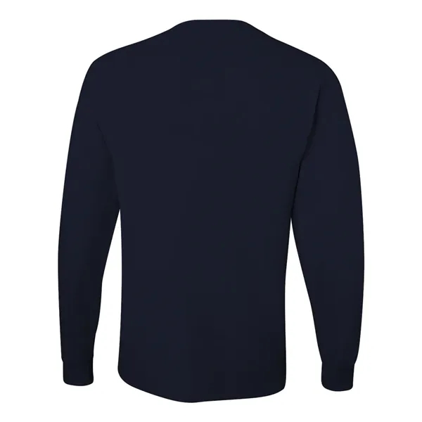 Adult long sleeve 5.6 oz. 50% cotton / 50% polyester t-shirt.... from ASI 84358 S&S Activewear