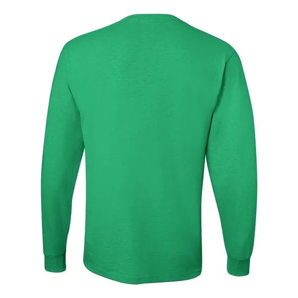 Adult long sleeve 5.6 oz. 50% cotton / 50% polyester t-shirt.... from ASI 84358 S&S Activewear