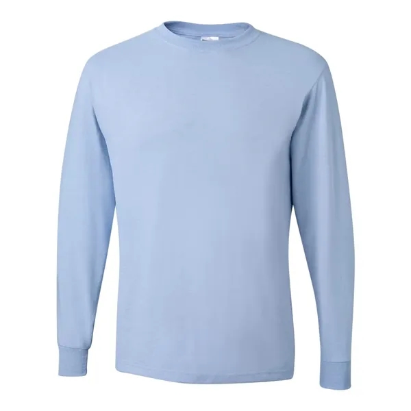 Adult long sleeve 5.6 oz. 50% cotton / 50% polyester t-shirt.... from ASI 84358 S&S Activewear