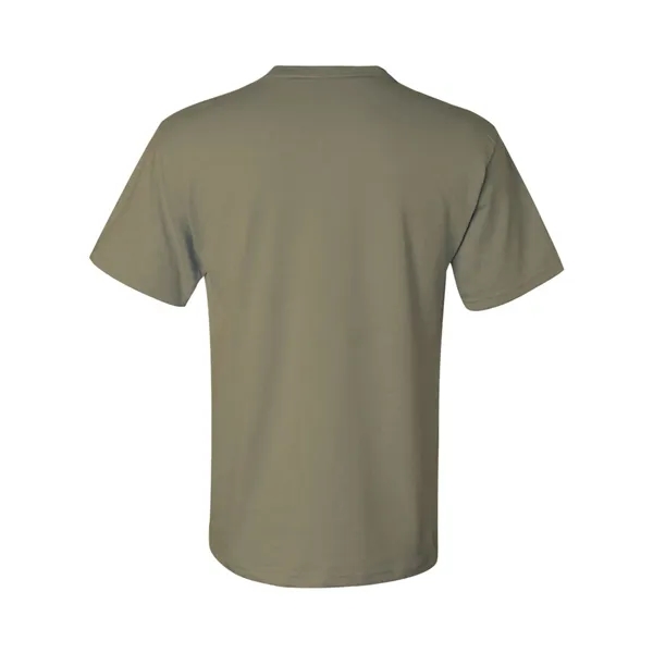 Adult heavyweight blend 5.6 oz., t-shirt with a left chest pocket.... from ASI 84358 S&S Activewear