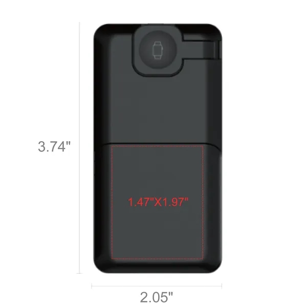 Fast Charging Magnetic Power Bank with 5,000 mAh of power and... from ASI 74741 NVS Promo Designs, Inc.