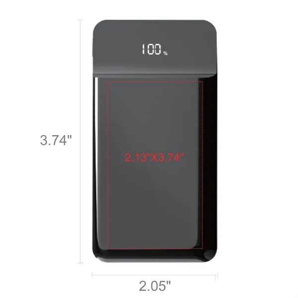 Fast Charging Magnetic Power Bank with 5,000 mAh of power and... from ASI 74741 NVS Promo Designs, Inc.