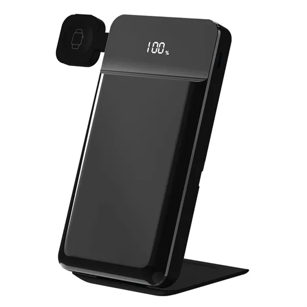 Fast Charging Magnetic Power Bank with 5,000 mAh of power and... from ASI 74741 NVS Promo Designs, Inc.