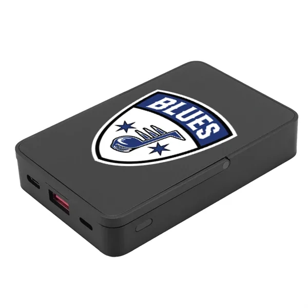 Lucid MagSafe Wireless QI Charging powerbank has a 10,000mAh battery capacity,... from ASI 74741 NVS Promo Designs, Inc.