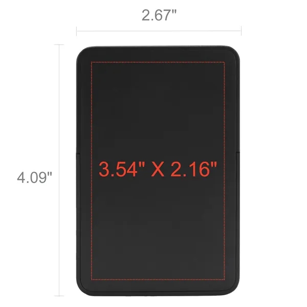 Lucid MagSafe Wireless QI Charging powerbank has a 10,000mAh battery capacity,... from ASI 74741 NVS Promo Designs, Inc.