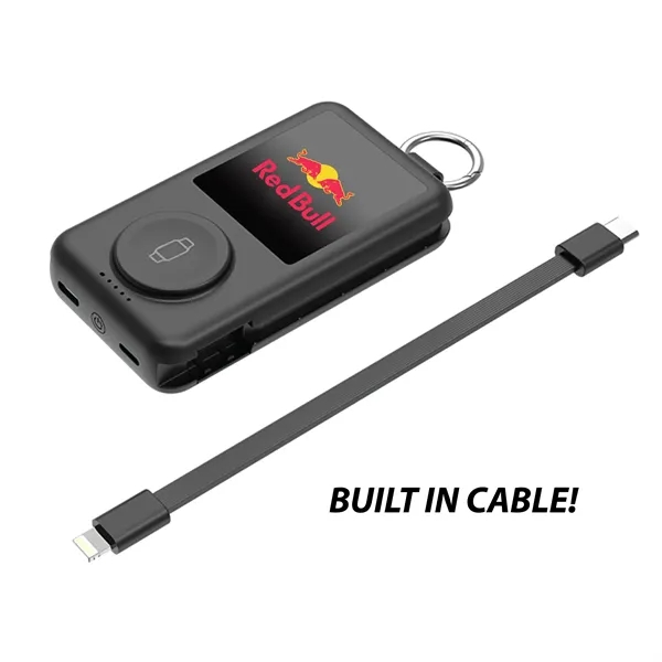 Fast Charging Magnetic Power Bank with 5,000 mAh of power and... from ASI 74741 NVS Promo Designs, Inc.