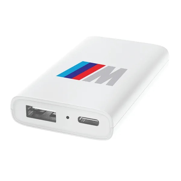 Power Bank, 2000mAh, UL Certified, USB-C and USB-A Outputs. Compact size... from ASI 74741 NVS Promo Designs, Inc.