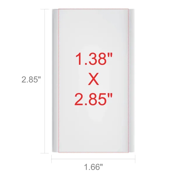 Power Bank, 2000mAh, UL Certified, USB-C and USB-A Outputs. Compact size... from ASI 74741 NVS Promo Designs, Inc.