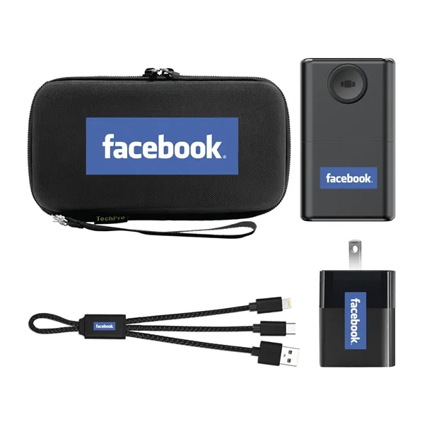 Charging Kit includes, Carrying Case, Multi-Function Power Bank, 20w Wall Charger... from ASI 74741 NVS Promo Designs, Inc.