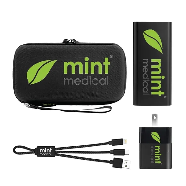 Mobile Accessories Kit, Carrying Case, 20W Wall Charger, Noise Cancelling Earbuds,... from ASI 74741 NVS Promo Designs, Inc.