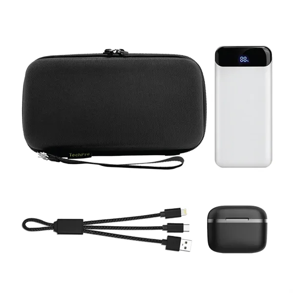 Mobile Accessories Kit, Carrying Case, 20W Wall Charger, Noise Cancelling Earbuds,... from ASI 74741 NVS Promo Designs, Inc.