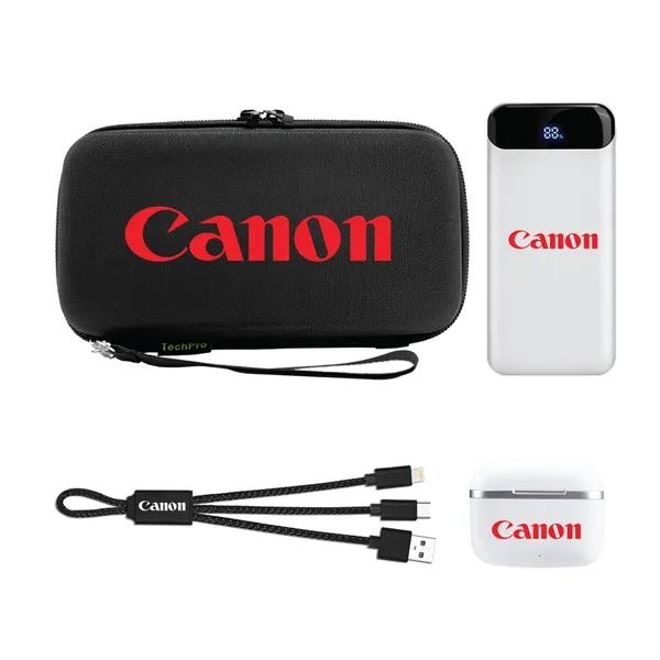 Mobile Accessories Kit, Carrying Case, 20W Wall Charger, Noise Cancelling Earbuds,... from ASI 74741 NVS Promo Designs, Inc.