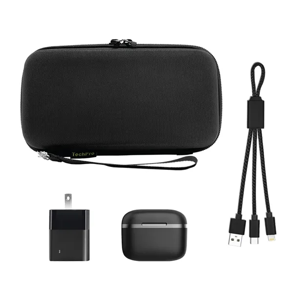 Mobile Accessories Kit, Carrying Case, 20W Wall Charger, Noise Cancelling Earbuds,... from ASI 74741 NVS Promo Designs, Inc.